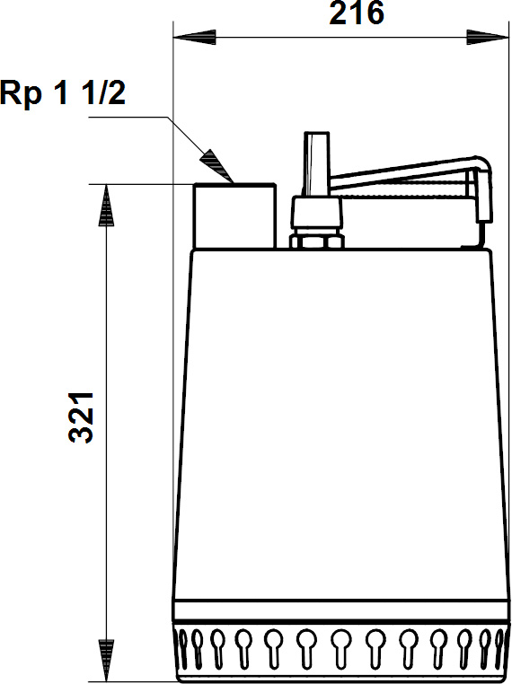 Погружной насос Grundfos Unilift AP 12.40.04.1