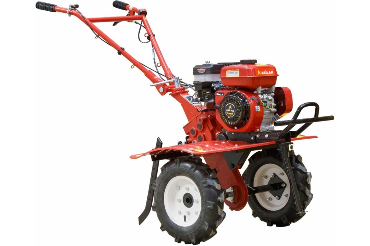 Культиватор бензиновый ASILAK SL-85B + колёса
