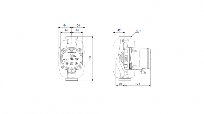 Циркуляционный насос Grundfos ALPHA2 15-60 130 (99411114)