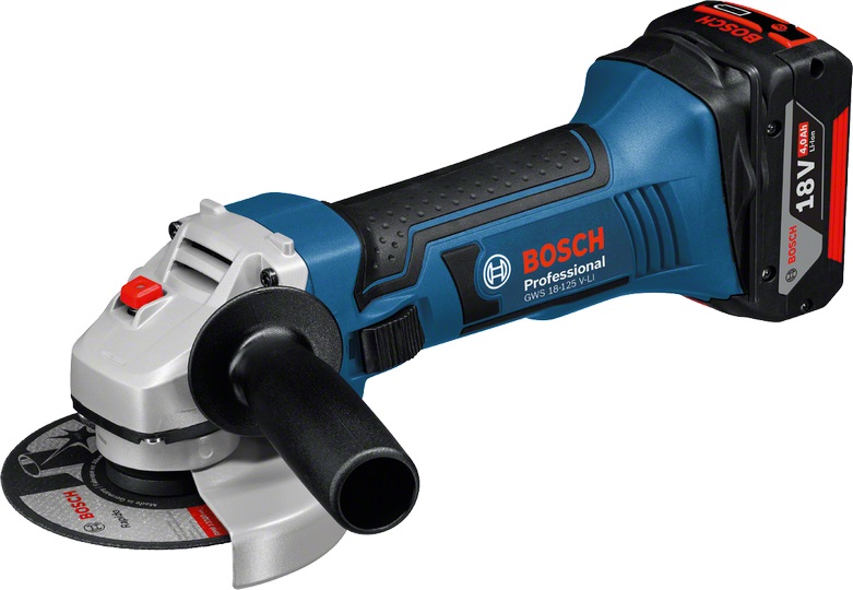 Угловая шлифмашина Bosch GWS 18-125 V-LI Professional (0.601.93A.307)