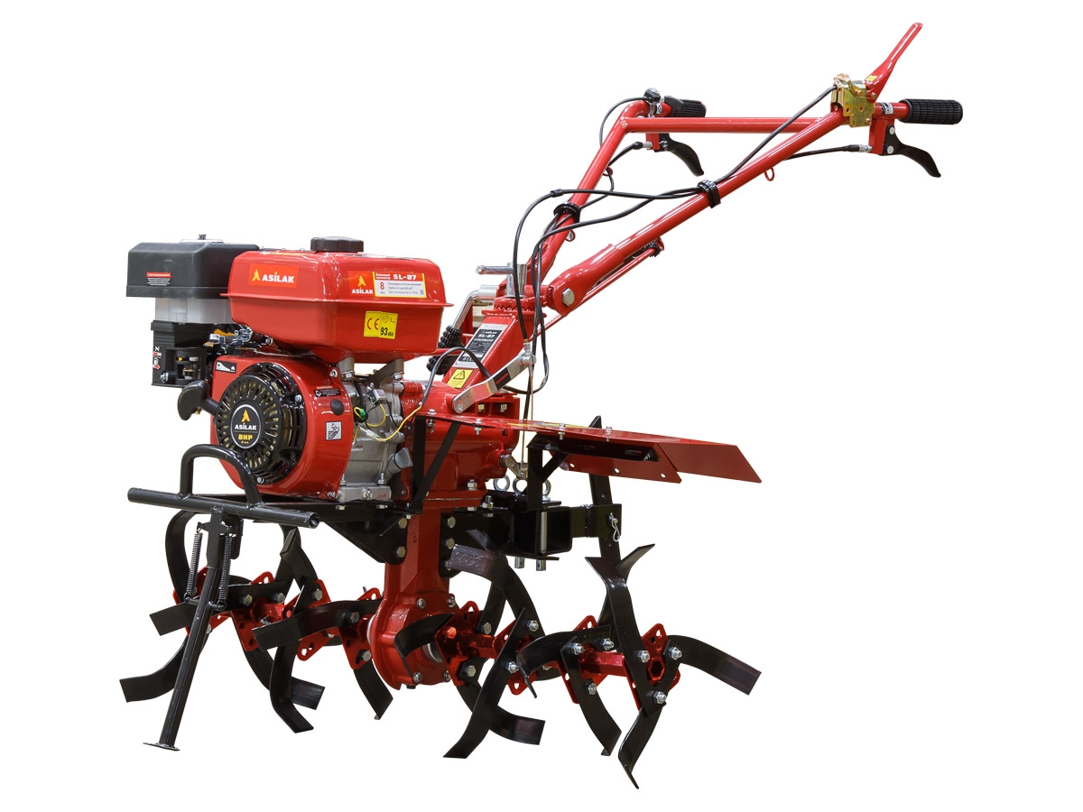 Культиватор бензиновый ASILAK SL-87 колеса 5.0-12