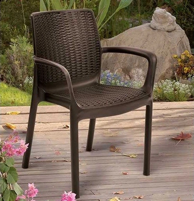 Стул Keter Bali Mono (коричневый)