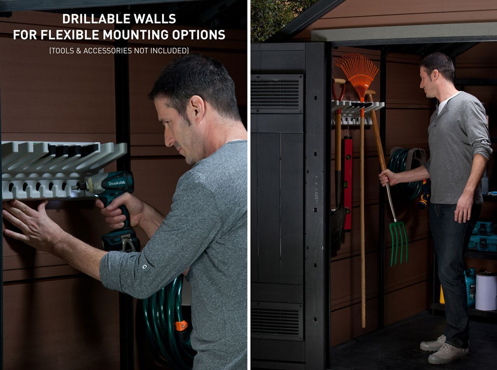 Сарай из ДПК FUSION 757 SW