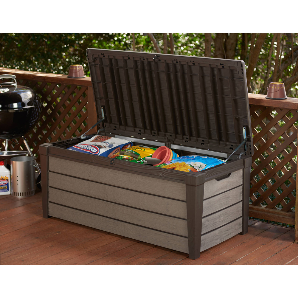Сундук пластиковый уличный Keter 120 Brush Deck Box (Браш)