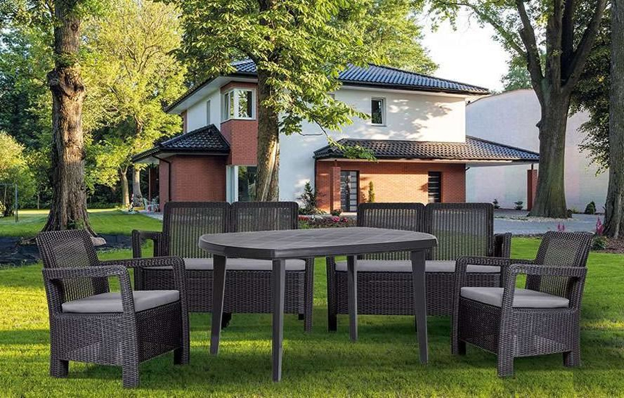 Стол уличный Keter Elise Jardin (серый)