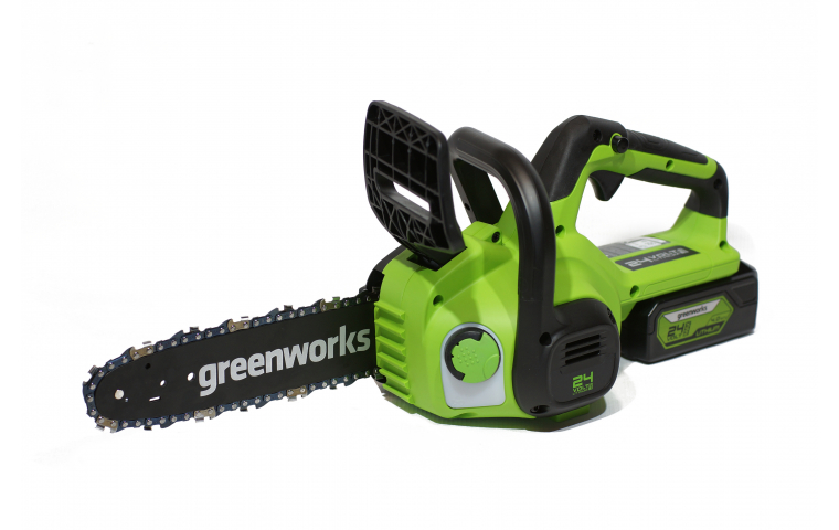 Пила цепная аккумуляторная Greenworks G24CS25 24В