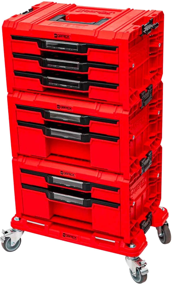 Набор ящиков для инструмента Qbrick System PRO Drawer Workshop SET 3 2.0 RED Ultra HD