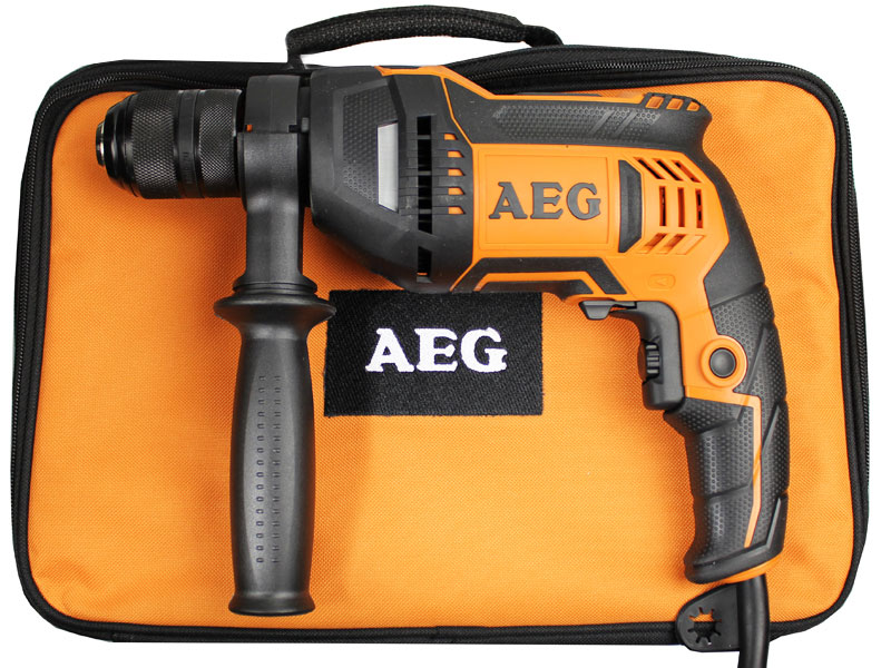 Дрель безударная AEG BE 750 R