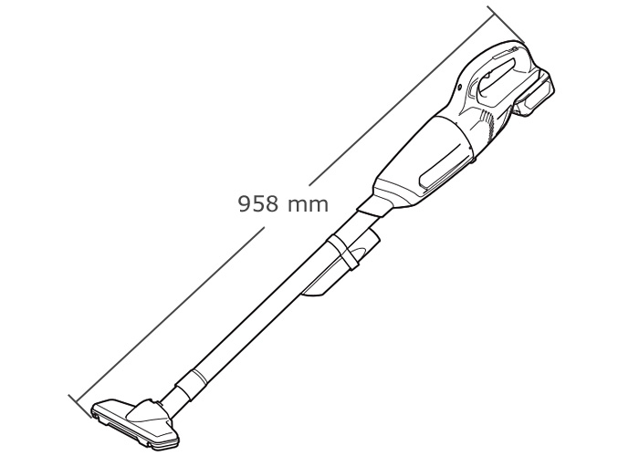 Аккум. пылесос MAKITA CL 106 FDZ