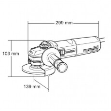 Угловая шлифмашина Makita 9565 CR в коробке