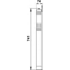 Скважинный насос Grundfos SQE 1-35