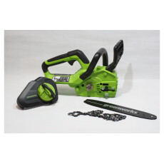 Пила цепная аккумуляторная Greenworks G24CS25 24В