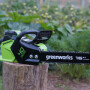 Пила цепная аккумуляторная Greenworks GD40CS18K4 40В (в комплекте АКБ 4А/ч + ЗУ)