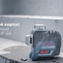 Нивелир лазерный линейный BOSCH GLL 3-80 CG c аккумулятором L-BOXX