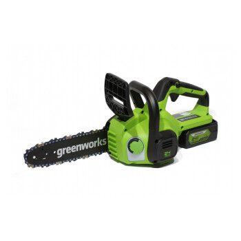 Пила цепная аккумуляторная Greenworks G24CS25 24В