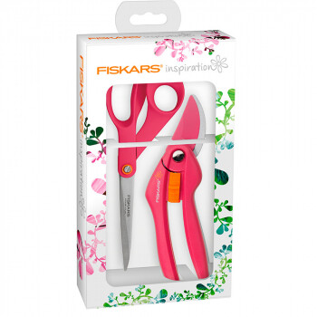Набор инструмента FISKARS (секатор+ножницы) inspiration Ruby